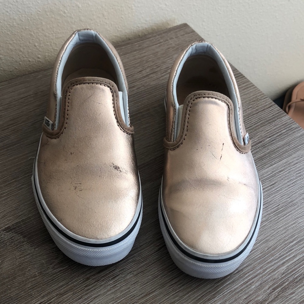 Rose gold vans